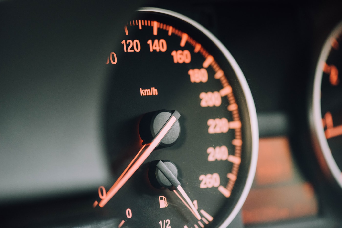 Kilometre saati yakın çekim